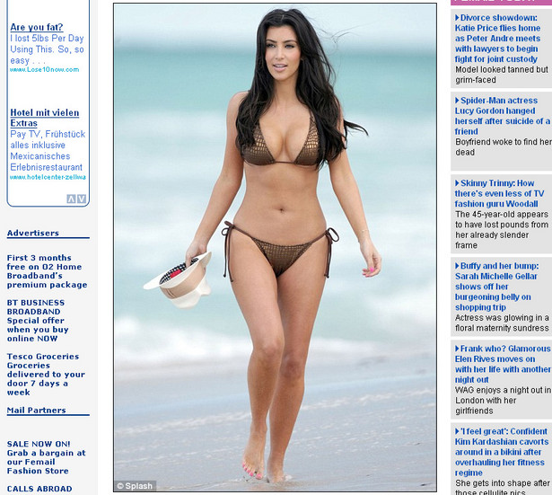 Kim Kardashian - ciałko, że palce lizać