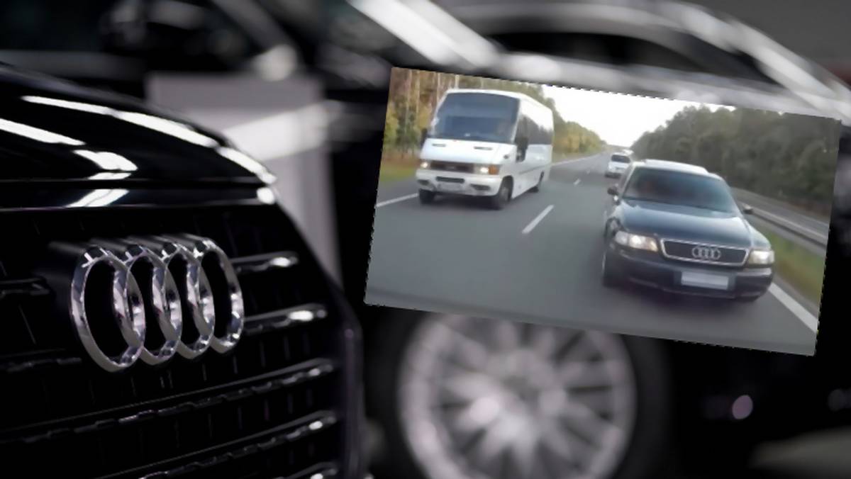 Kierowca Audi złamał kilkanaście przepisów ruchu drogowego