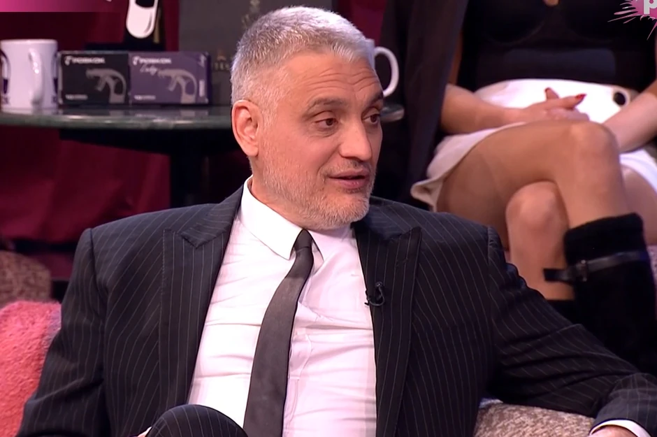 Čeda Jovanović i Aca Kos u emisiji  Amidži šou