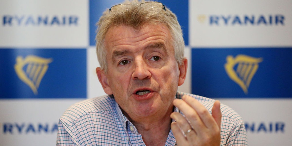 Michael O'Leary, CEO Ryanair - największej linii lotniczej w Europie