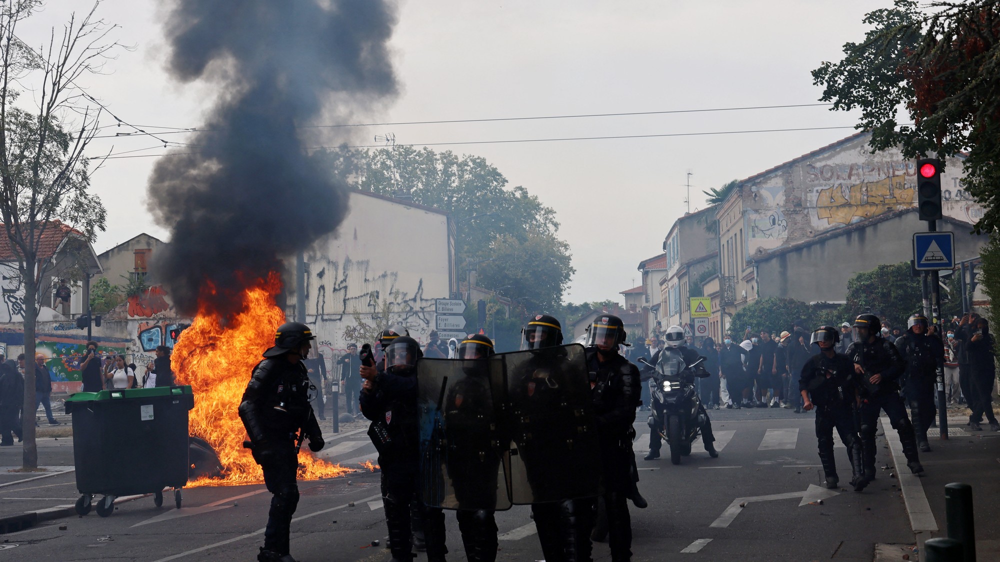 Študentské protesty vo Francúzsku.