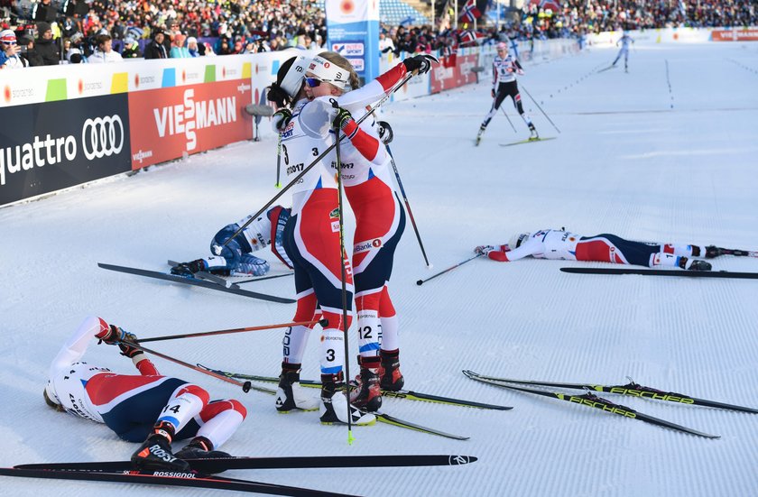 Marit Bjoergen wygrywa, a Heidi Weng... oszukuje? Afera po pechu Kalli