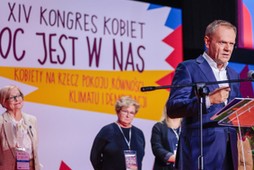 Donald Tusk na XIV Kongresie Kobiet.