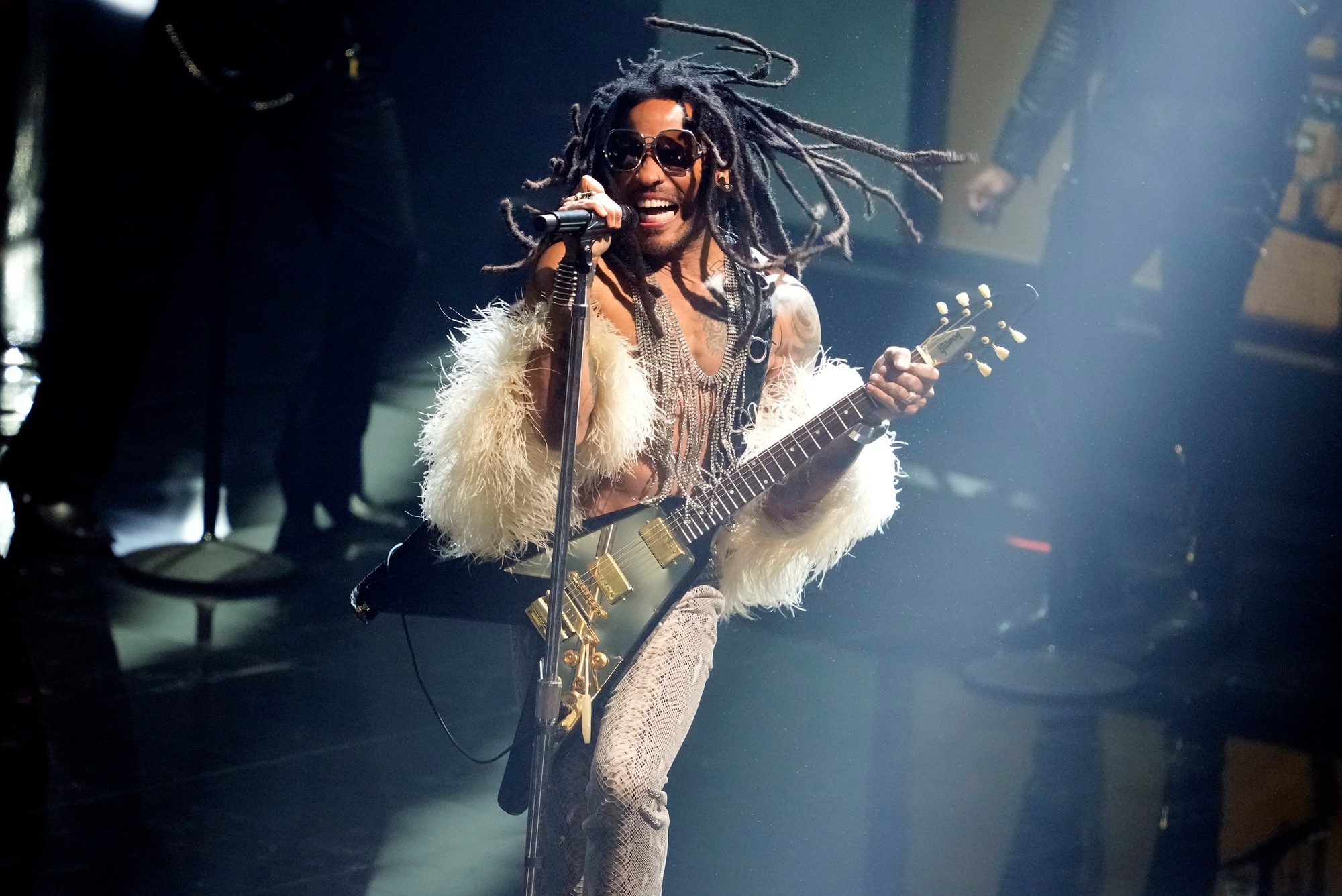 Spevák Lenny Kravitz.