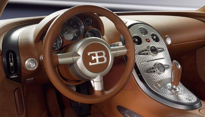 Bugatti Veyron – wnętrze