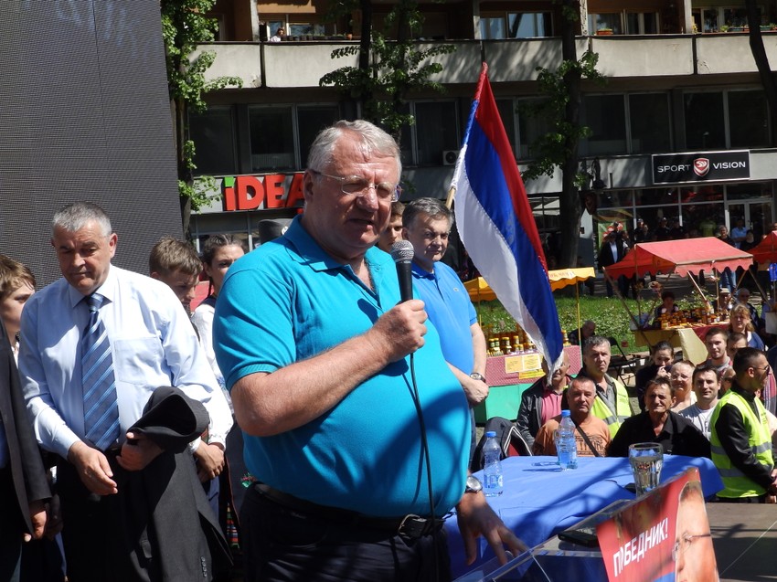 Šešelj na mitingu u Kraljevu