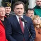 Zbigniew Ziobro podczas konferencji prasowej na terenie Kopalni Węgla Brunatnego Bełchatów w Rogowcu