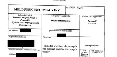 Afera na policji w Przemyślu! Wyciekły tajne meldunki. Trafiły do Stonogi