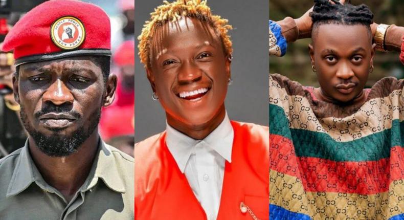 Bobi Wine, Gravity Omutujju and Fik Fameica