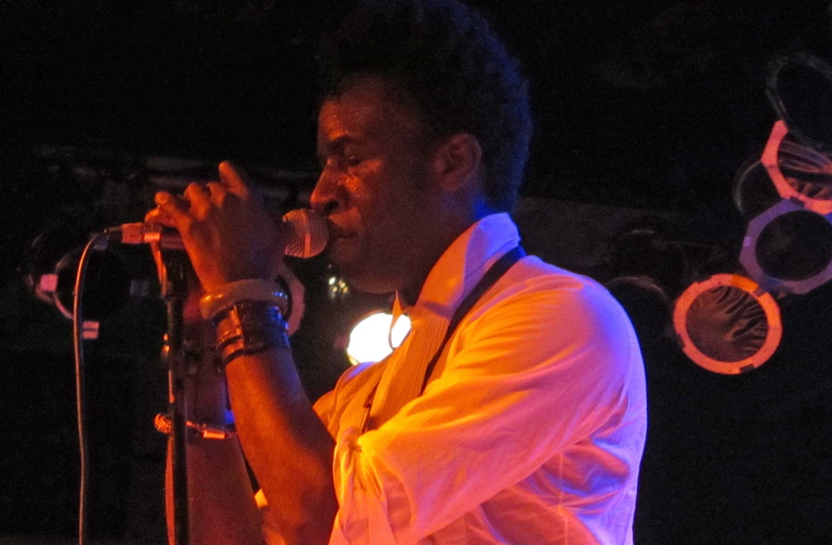 Saul Williams - amerykański raper, muzyk, poeta, pisarz, filozof i aktor. Współpracował m.in. z grupami i artystami: Nas, The Fugees, Christian Alvarez, Blackalicious, Erykah Badu, KRS- -One, Zack de La Rocha, De La Soul, DJ Krust, Allen Ginsberg i Sonia Sanchez. Zdj. swimfinfan [CC BY-SA 2.0], via Wikimedia Commons