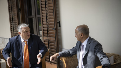 A FINA elnökével tárgyalt Orbán Viktor