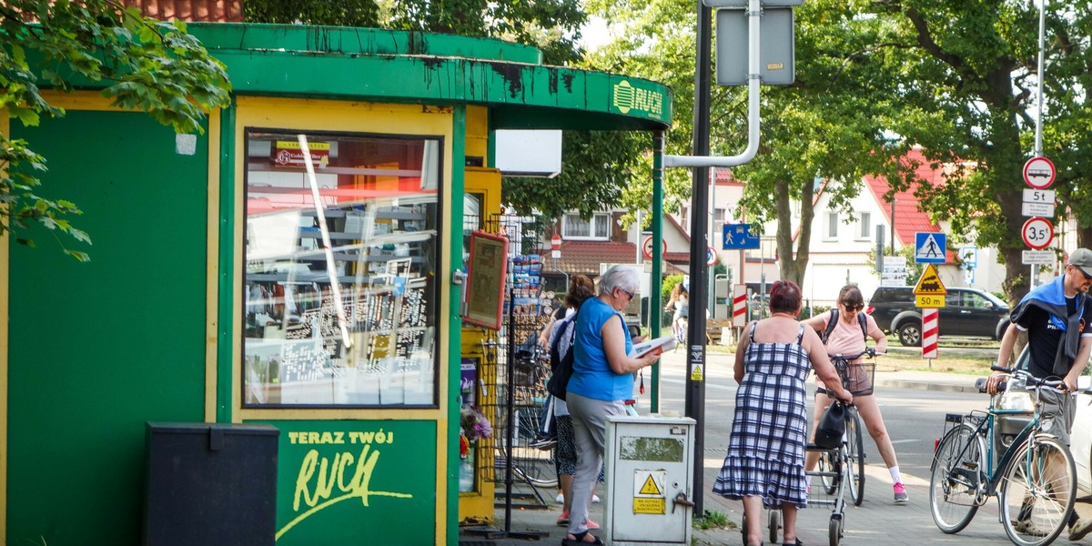 W latach 90. kioski Ruchu przeżywały swoją świetność