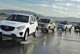 Porównanie kompaktowych SUV-ów: Mazda CX-5 kontra Volkswagen Tiguan, Subaru XV i Range Rover Evoque