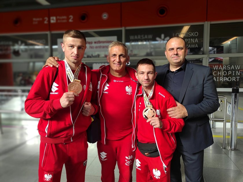 Wojciech Bartnik, medaliści ME i Maciej Demel z PZB