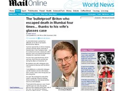 Kuloodporny Brytyjczyk przeżył zamach w Bombaju