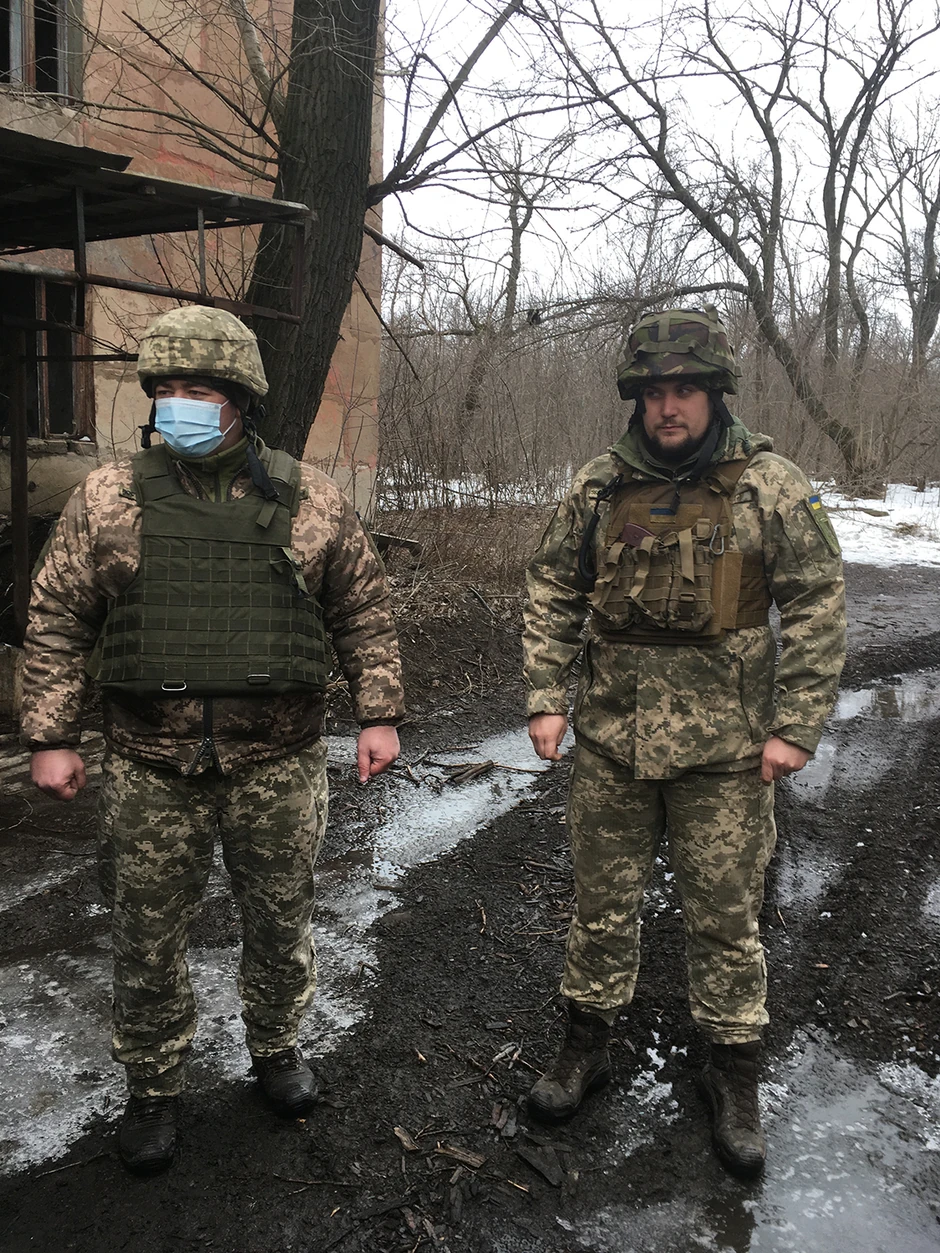 Ukrajinski vojnik i komandant odreda Zolote 4