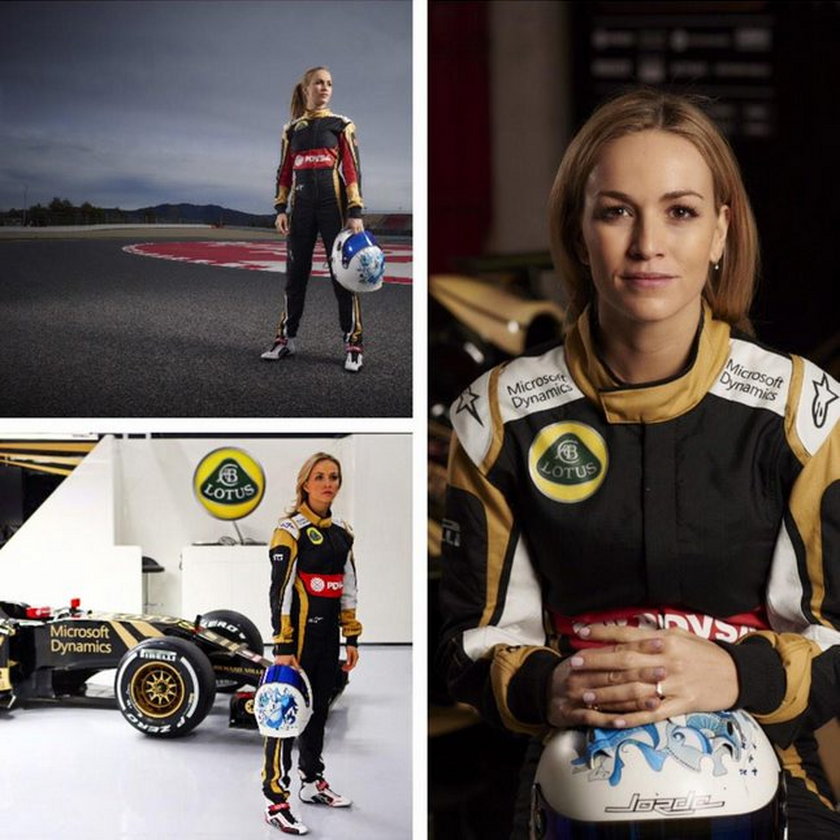 Seksowna Carmen Jorda nowym kierowcą F1 marki Lotus! Galeria