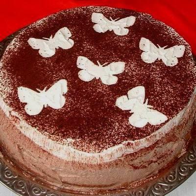 Csokoládés-tejszínes torta