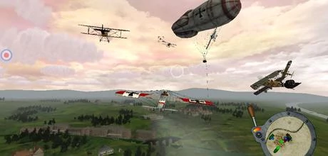 Screen z gry "Red Baron Arcade"