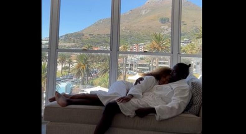 Manrick and Gashumba getting steamy in undisclosed Hotel suite