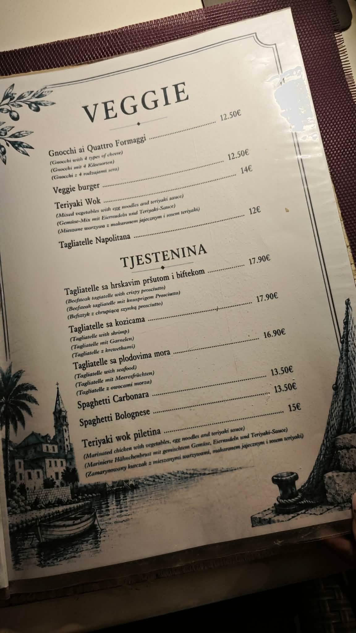 Čitateľka sa podelila o ceny v reštaurácii na pláži. 