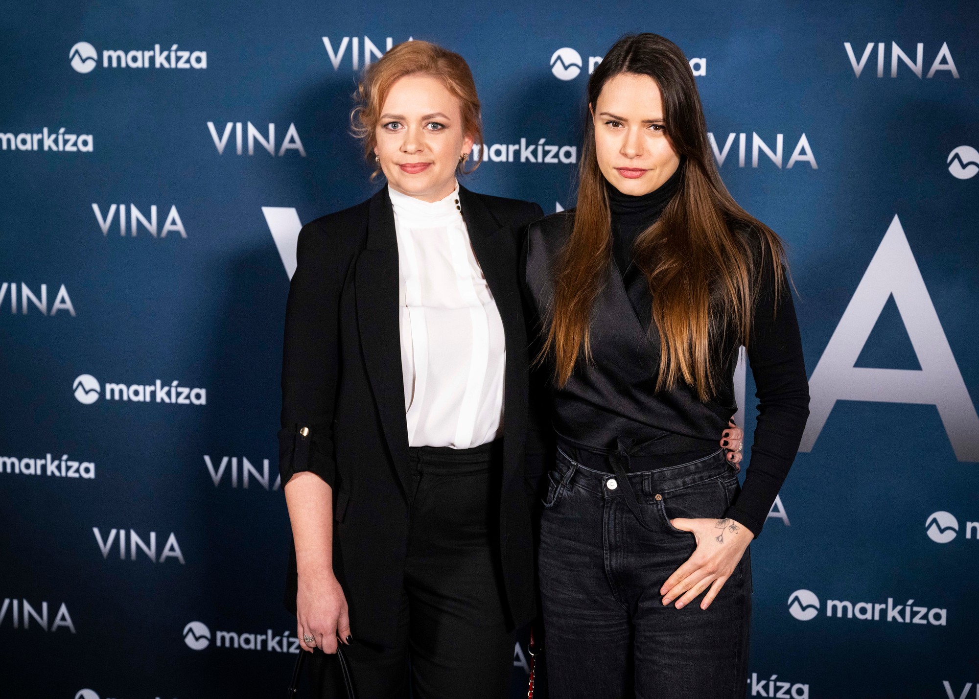 Herečky Kristína Kanátová a Kamila Heribanová.
