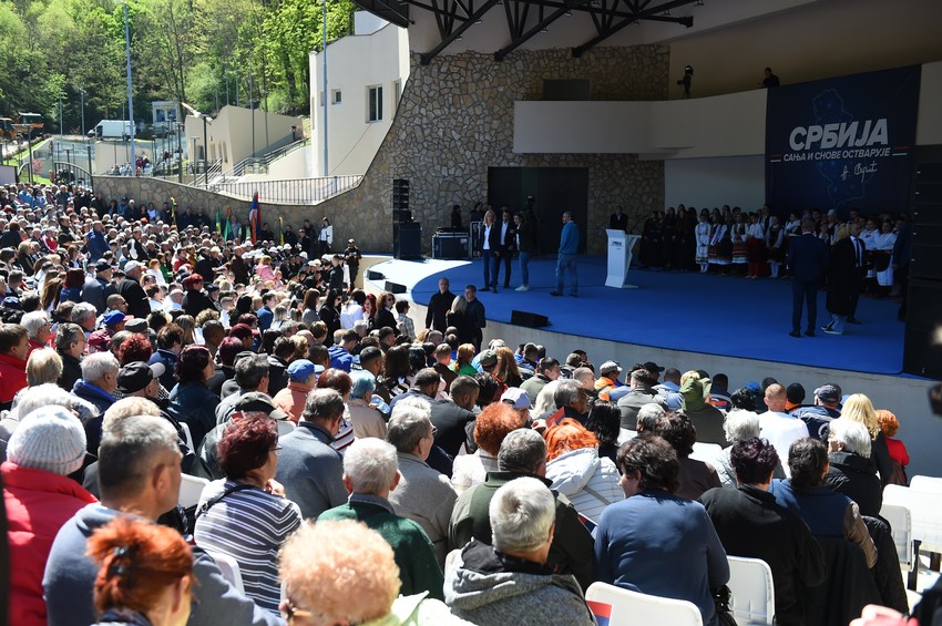 Aleksandar Vučić u Sokobanji