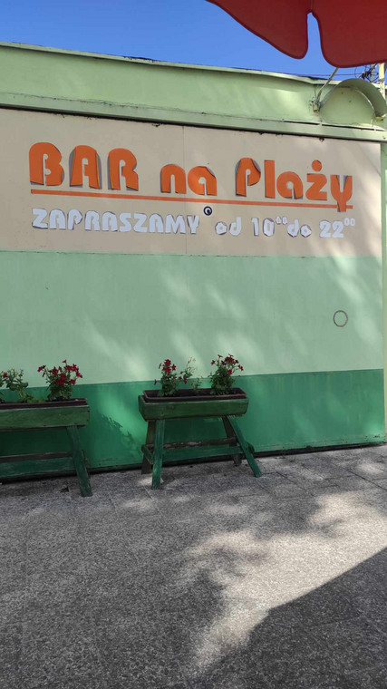 Bar na plaży w Starym Folwarku