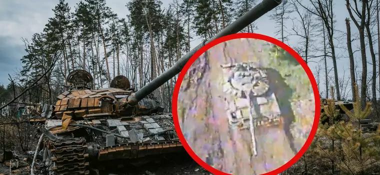 Rosyjski czołg T-72B3 trafiony prosto w wieżę. "Zepsuty" [WIDEO]