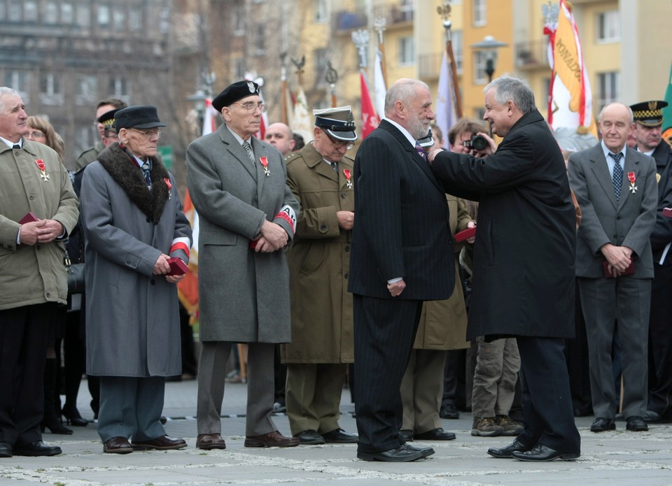 ŁÓDŹ PREZYDENT KACZYŃSKI POMNIK PIŁSUDSKIEGO