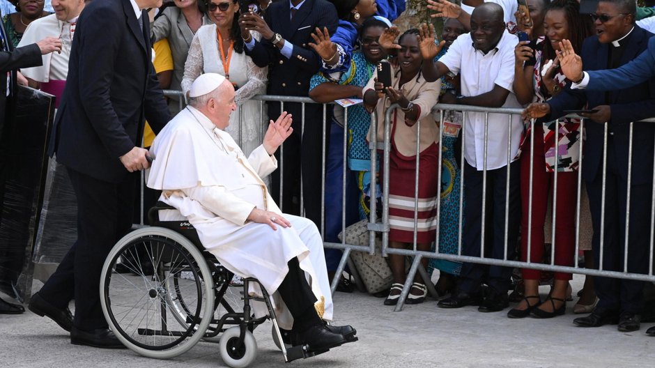 Papież Franciszek w Kinszasie