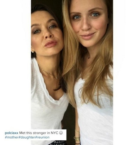 Kinga Rusin z córką Polą w Nowym Jorku