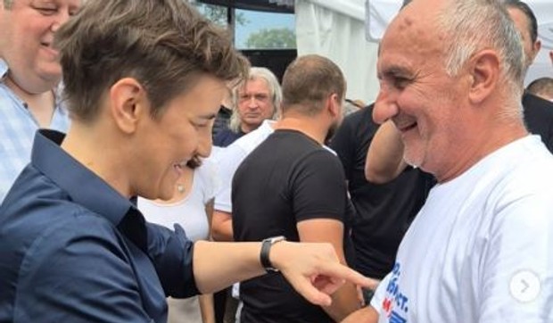 Ana Brnabić  u Crepaji