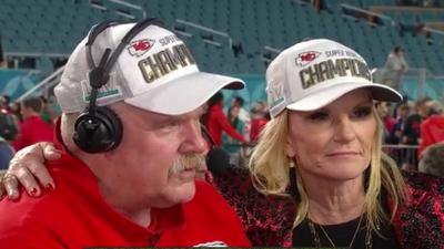 Andy Reid and his wife, Tammy Reid.