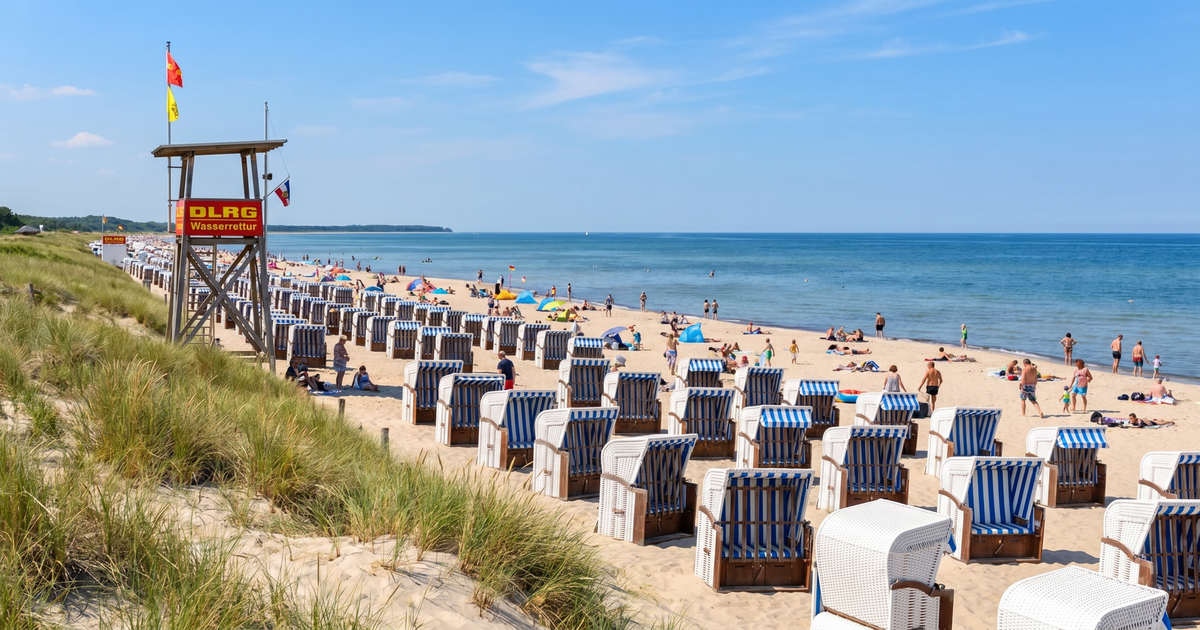 99 Prozent Auslastung: Ostseestrände bei 29 Grad extrem überfüllt ...