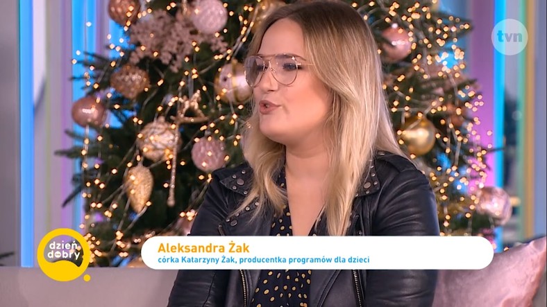 Katarzyna Zak Z Corkami W Dzien Dobry Tvn Co Robia Dzieci Cezarego Zaka Plejada Pl