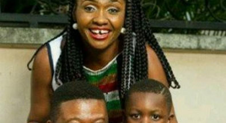 The couple have a three-yr-old son - Kamara Isaac Moses