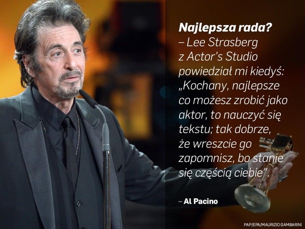 Al Pacino dla Newsweeka