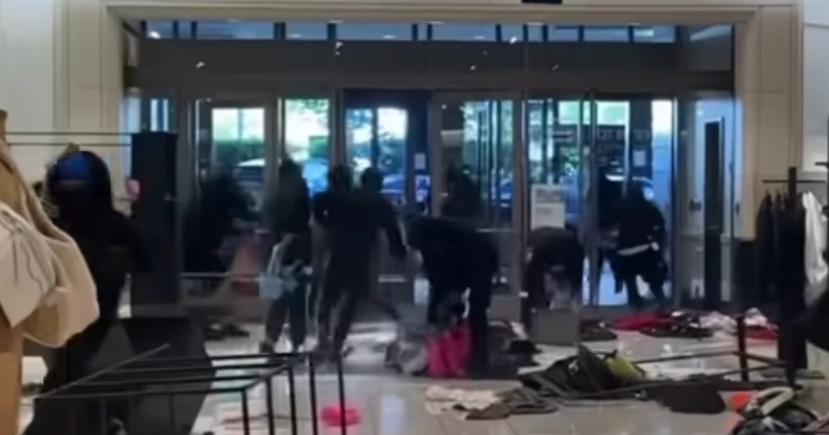 Alarming video shows flash mob robbery targeting the same Nordstrom ...