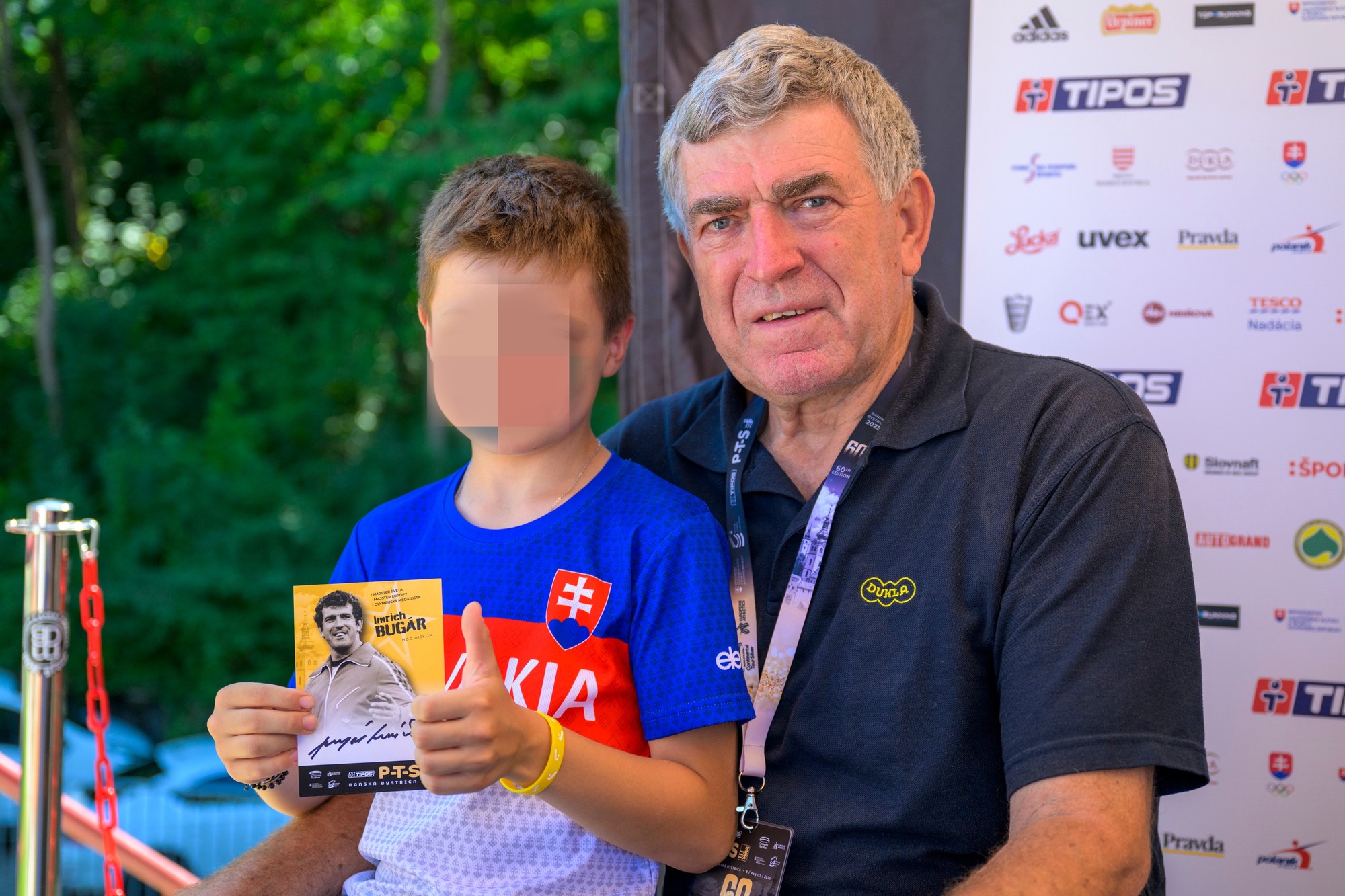 Bývalý slovenský reprezentant v hode s diskom Imrich Bugár.