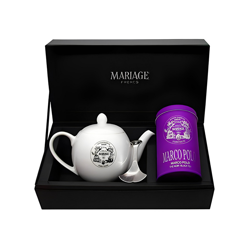 Herbata Marco Polo i czajnik Mariage Frères