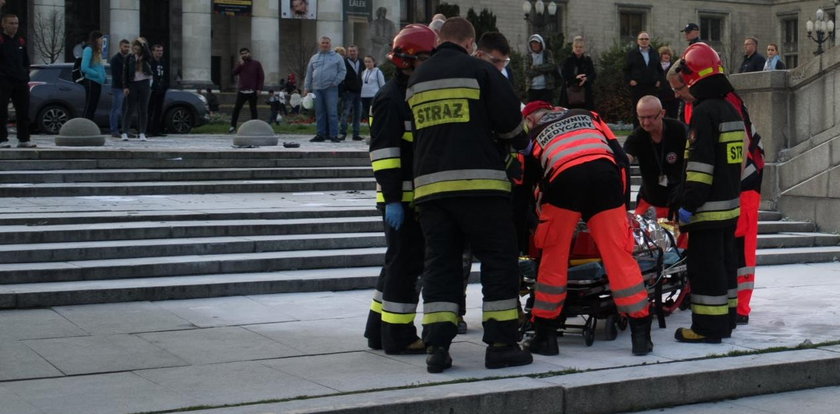 Koszmar w stolicy. Mężczyzna podpalił się na Placu Defilad