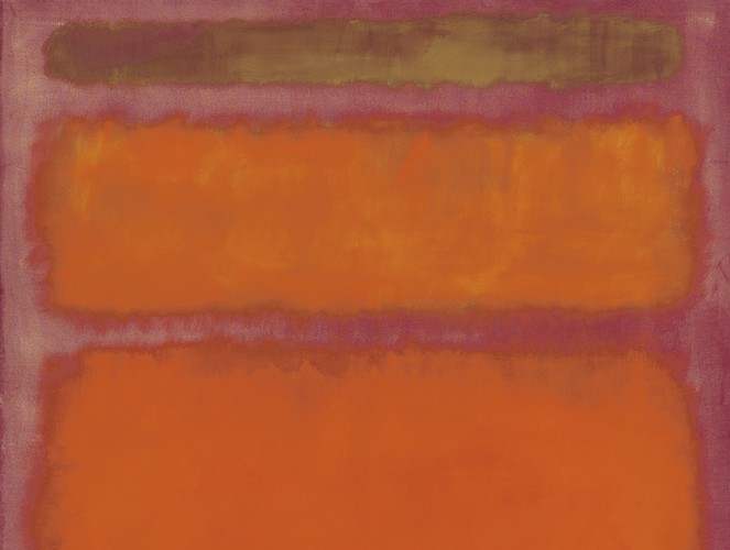 4. Mark Rothko. Rzadko spotykany na aukcjach i prawie zawsze sprzedawany po wysokich cenach. W 2012 r. jego prace tylko 10 razy zagościły na aukcjach, a mimo to Rothko znalazł się na 4. miejscu w zestawieniu portalu Artprice. W ubiegłym roku jego dzieła zostały sprzedane na rynku aukcyjnym za łączną kwotę 166,7 mln dolarów. W tym czasie został również pobity rekord kwoty zapłaconej za jego pojedynczą pracę. W maju 2012 r. na aukcji organizowanej przez Christie’s w Nowym Jorku obraz Orange, Red, Yellow został sprzedany za 77,5 mln dolarów. Tym samym zyskał on tytuł najdroższej pracy powojennej sprzedanej na aukcji. Dzieło to od 1967 r. znajdowało się w słynnej kolekcji Davida Pincusa, który zmarł kilka miesięcy przed majową aukcją. Niewiele jednak brakowało, żeby inna praca tego artysty odebrała jej świeżo uzyskany tytuł. W listopadzie No. 1 (Royal Red and Blue), który przez ostatnie 30 lat nie pojawiał się na rynku aukcyjnym, został zlicytowany za 67 mln dolarów. Na zdjęciu obraz 'Orange, Red, Yellow' (1961), Mark Rothko.