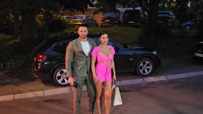 Mia Borisavljević sa mužem