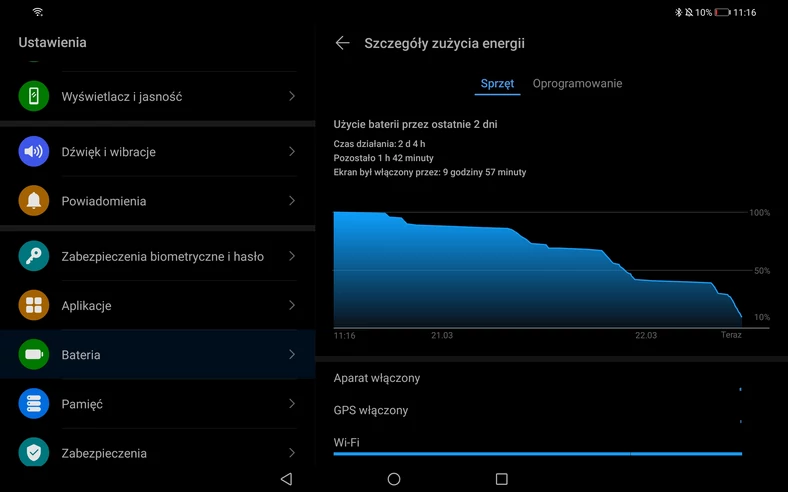 Matepad Pro bateria