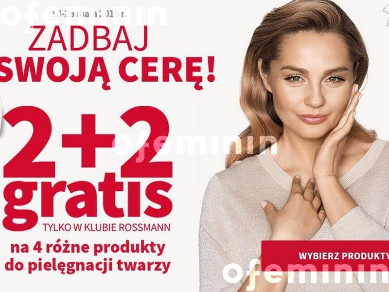 Rossmann: promocja 2018, 2+2 na kosmetyki do pielęgnacji twarzy