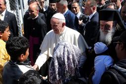 Pope Francis visits Lesvos
