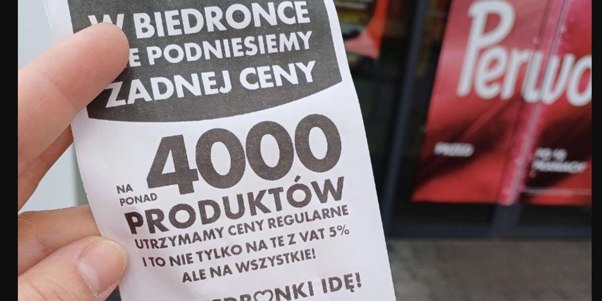 Biedronka obiecuje, że nie podnosi cen po zmianie VAT. Sprawdziliśmy