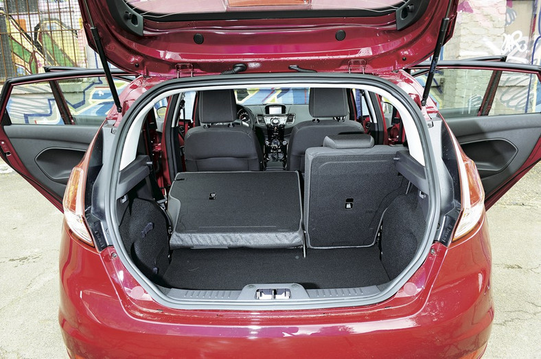 Ford Fiesta, bagażnik