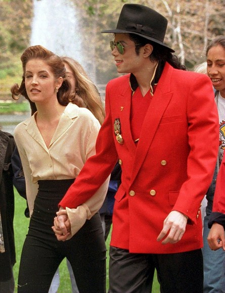 Michael Jackson i Lisa Marie Presley (fot. Agencja BE&amp;W)